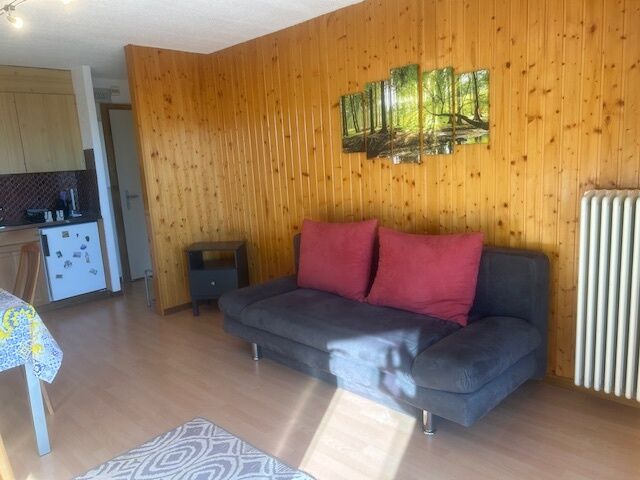 Wohnzimmer mit offener Küchenzeile