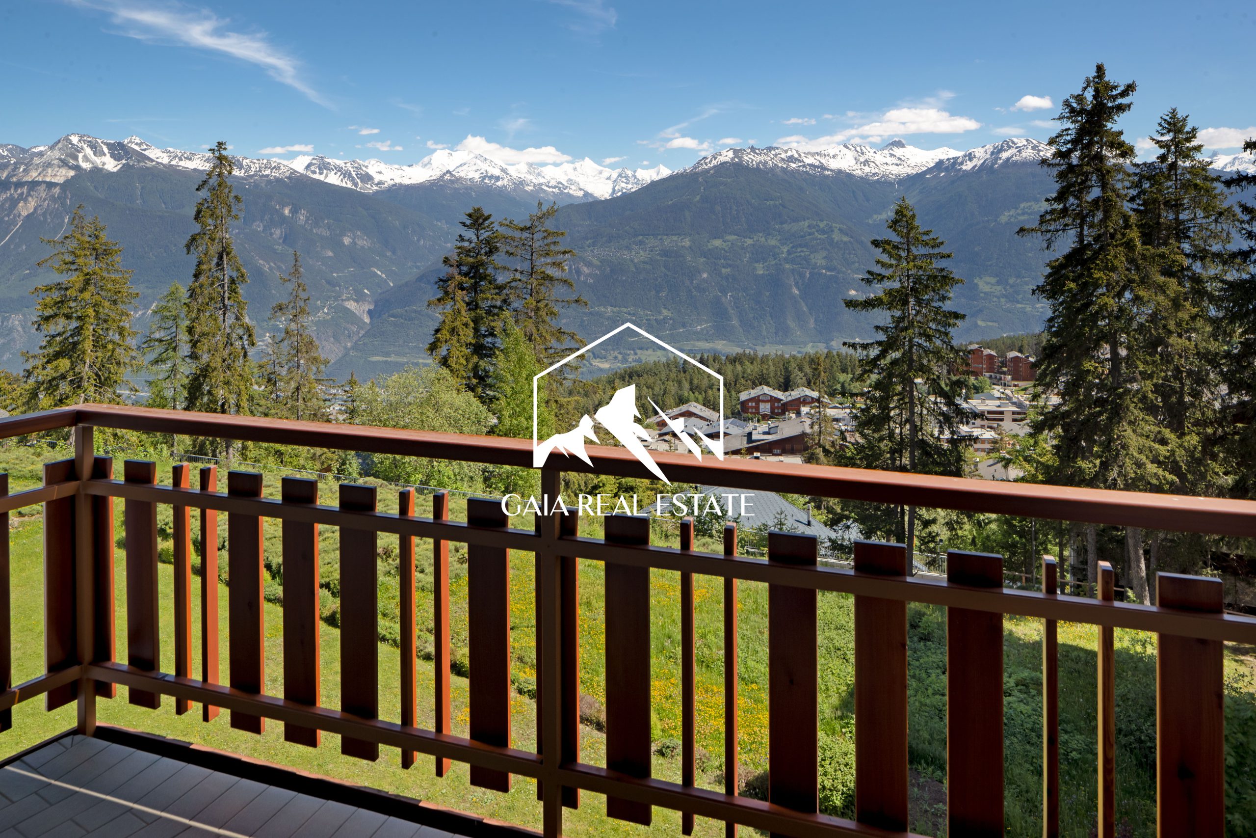 Bergblick vom Balkon