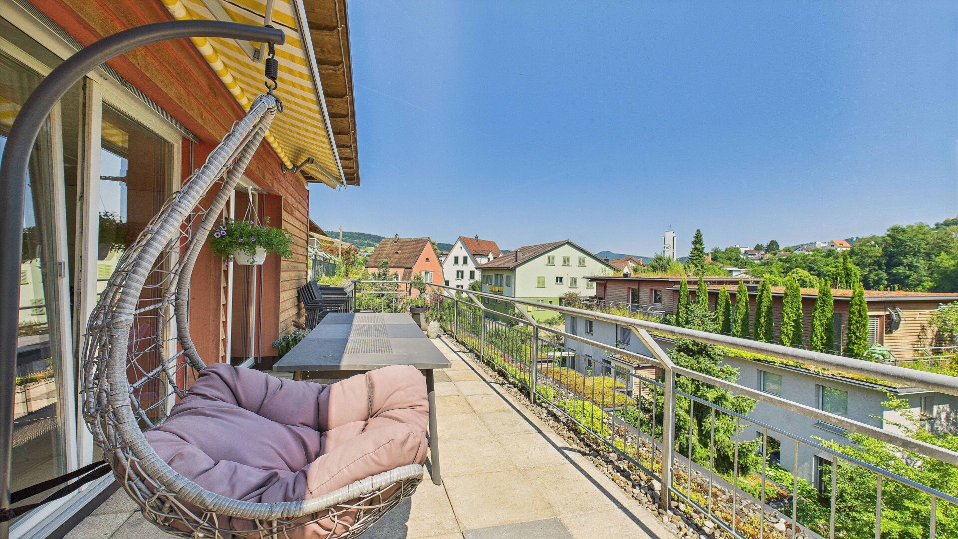 Balkon mit Aussicht