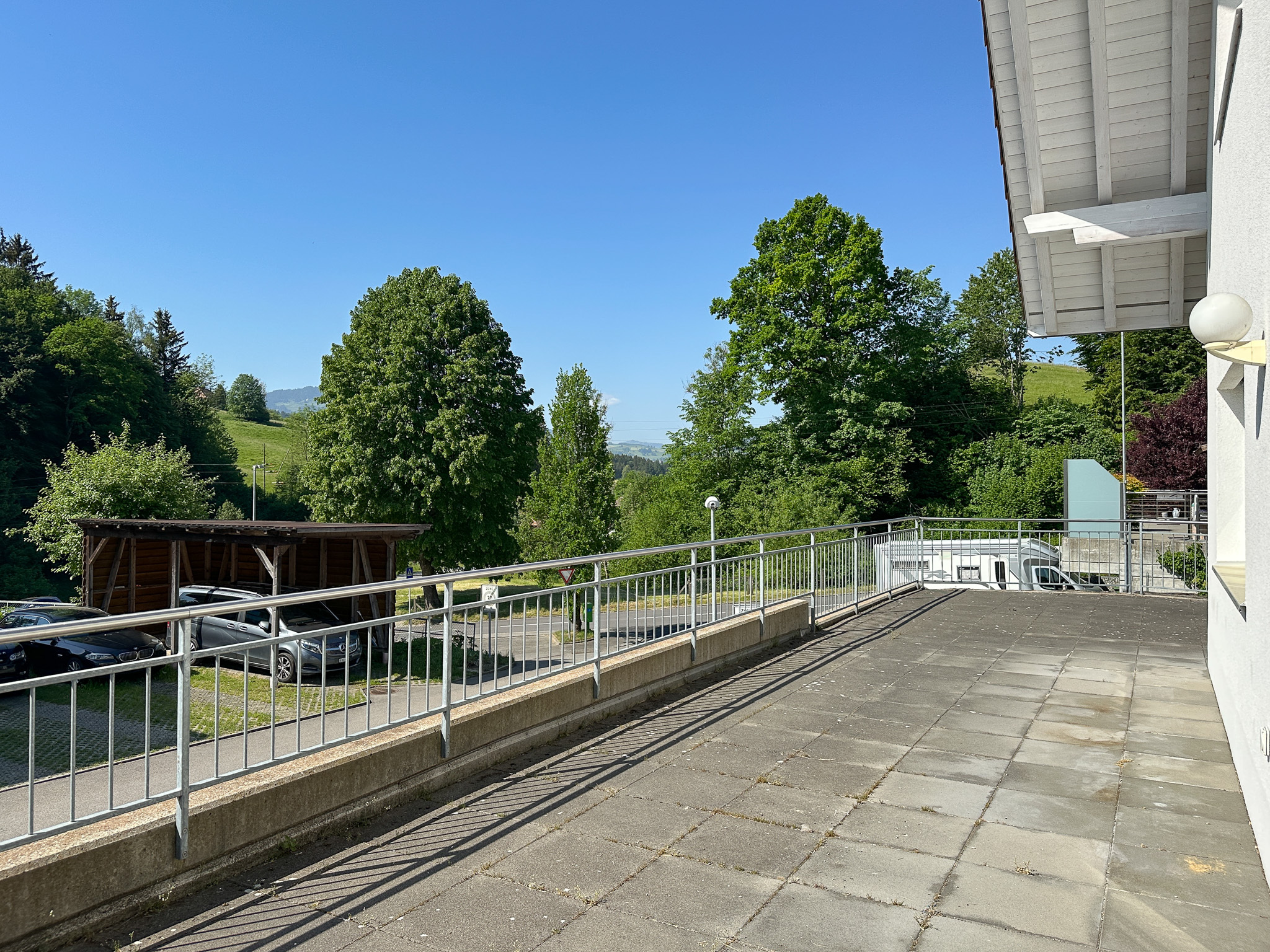 Terrasse mit Talblick
