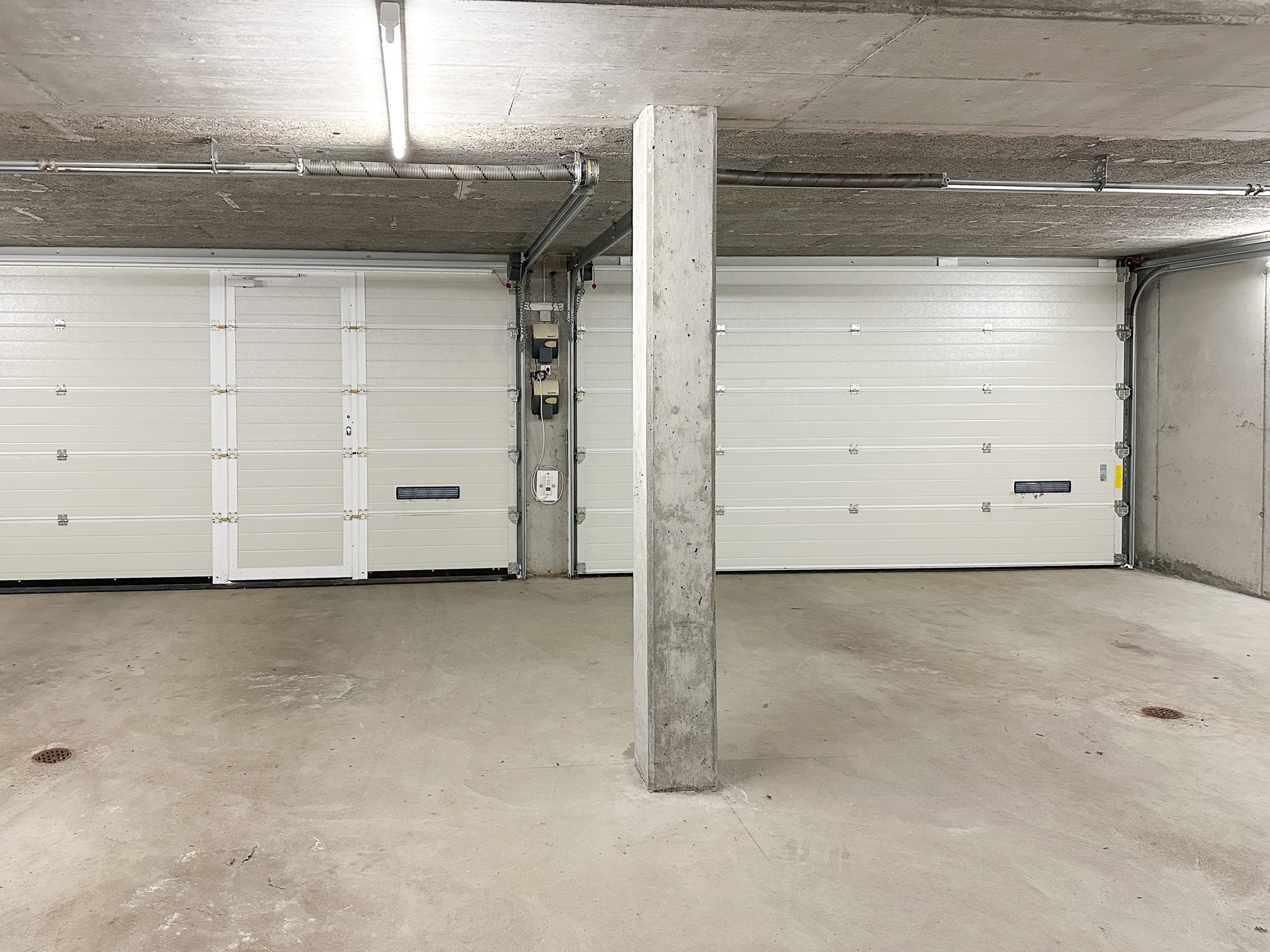 Doppelgarage im Rohbau