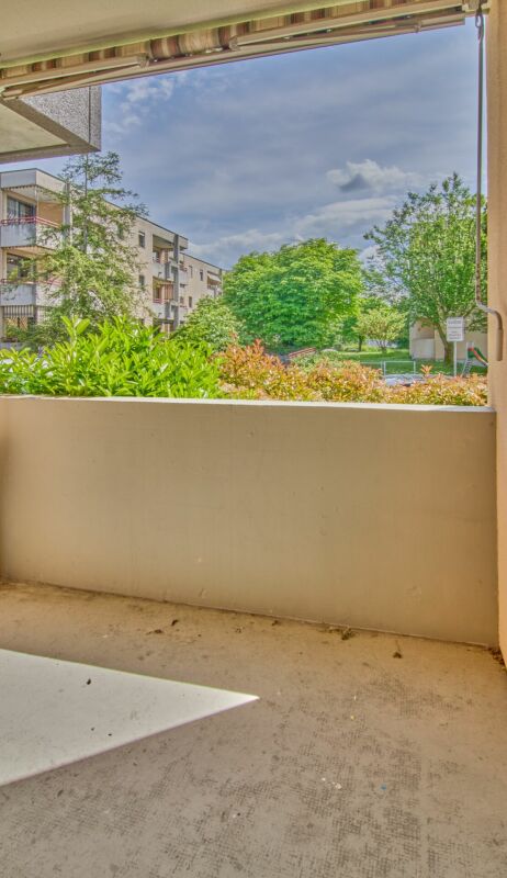 Balkon mit Blick ins Grüne