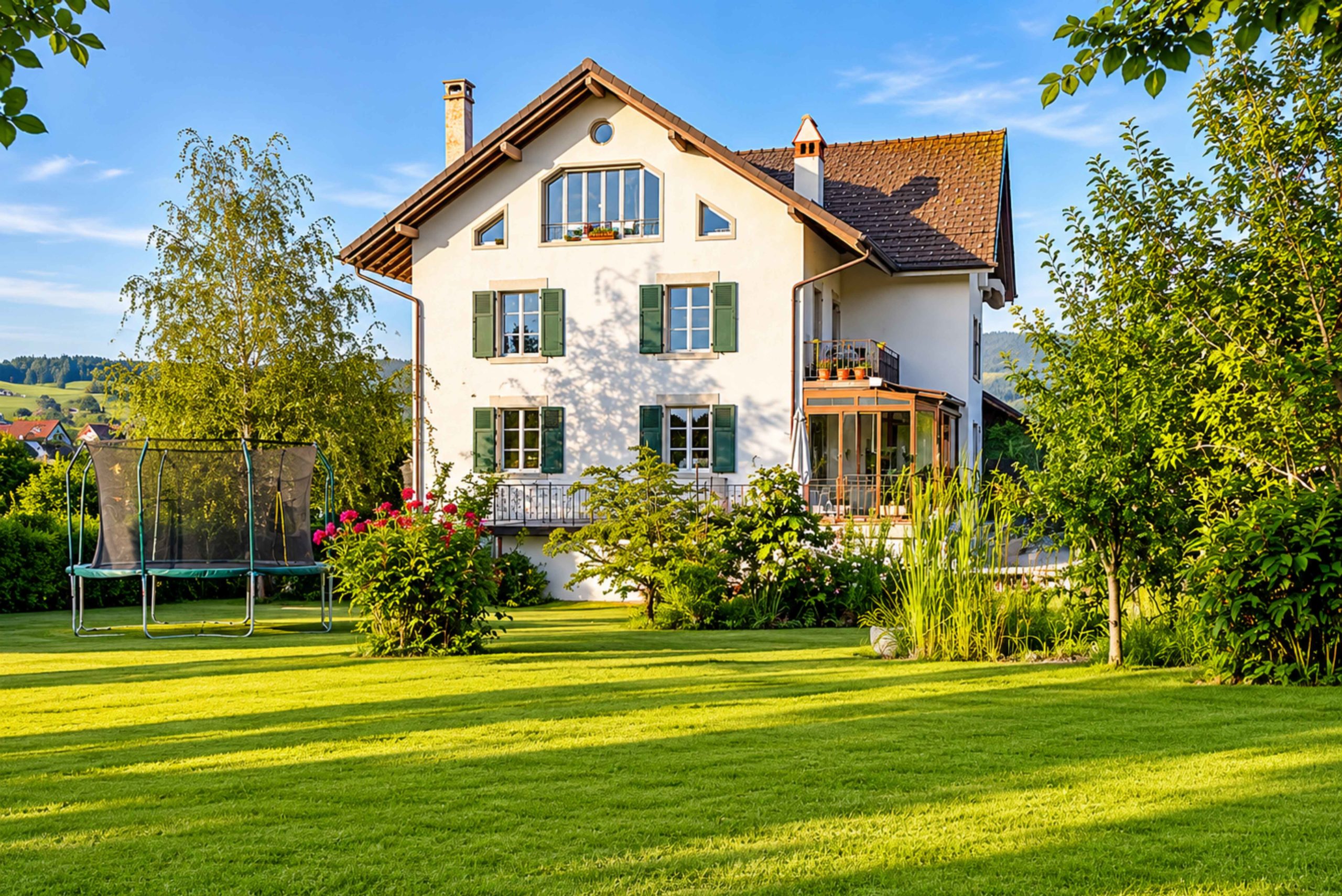 Einfamilienhaus mit großem Garten