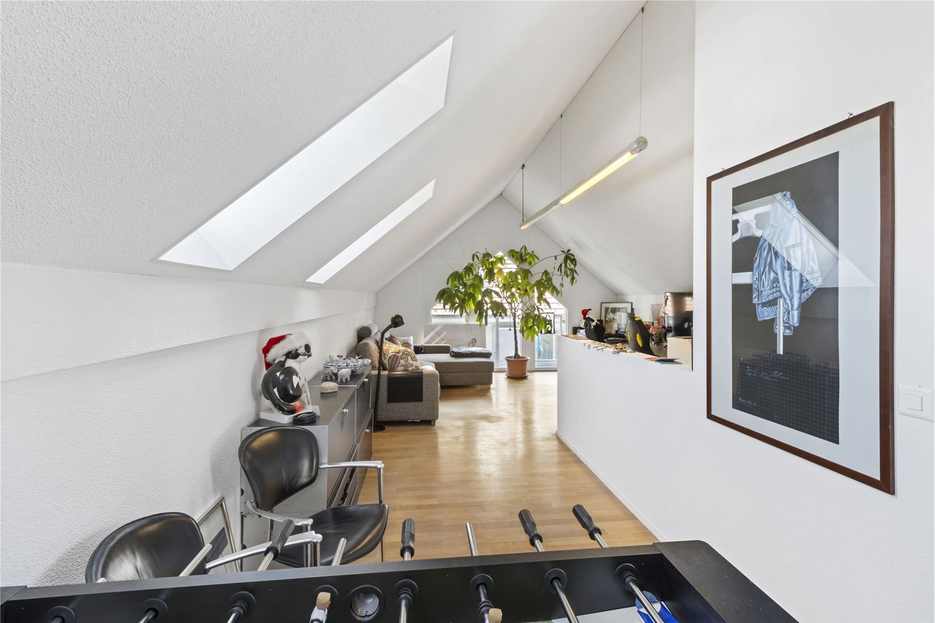 Dachgeschoss-Galerie mit Wohnbereich