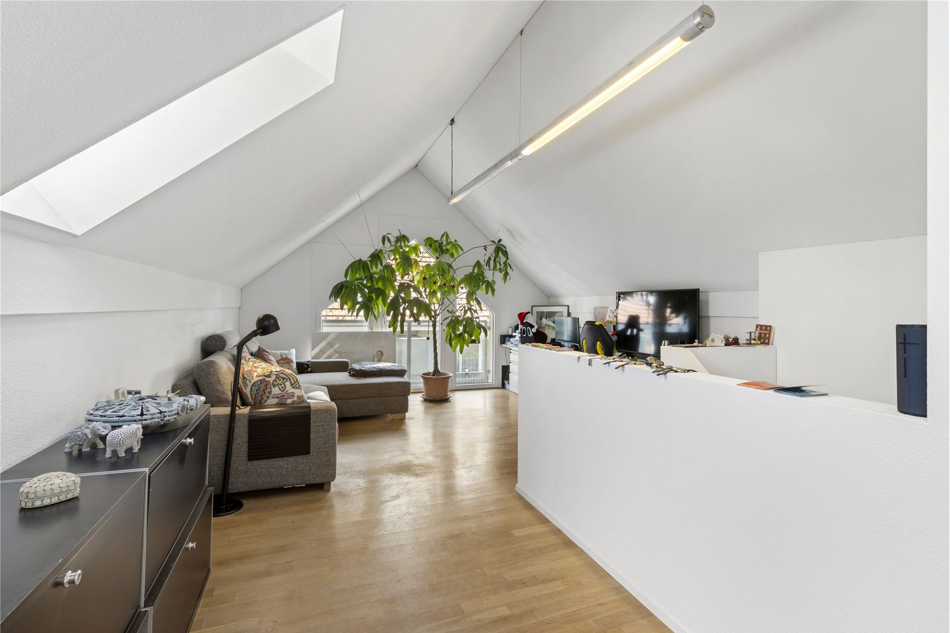 Ausgebauter Dachgeschoss-Wohnraum mit Galerie