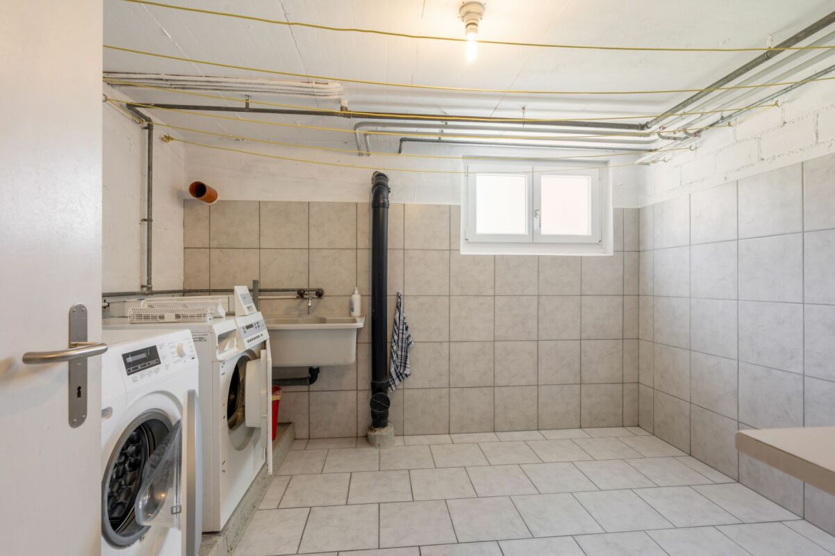 Hauswirtschaftsraum im Keller
