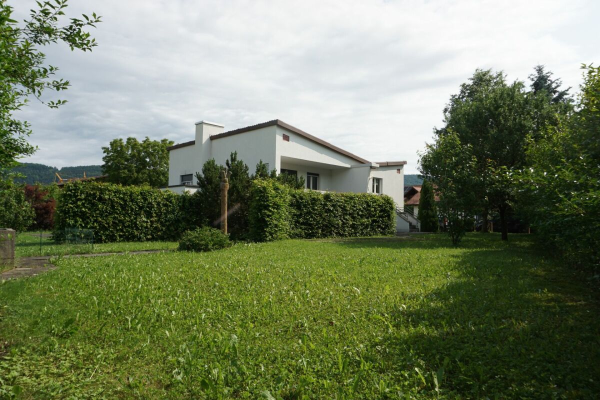 Modernes Einfamilienhaus mit Garten