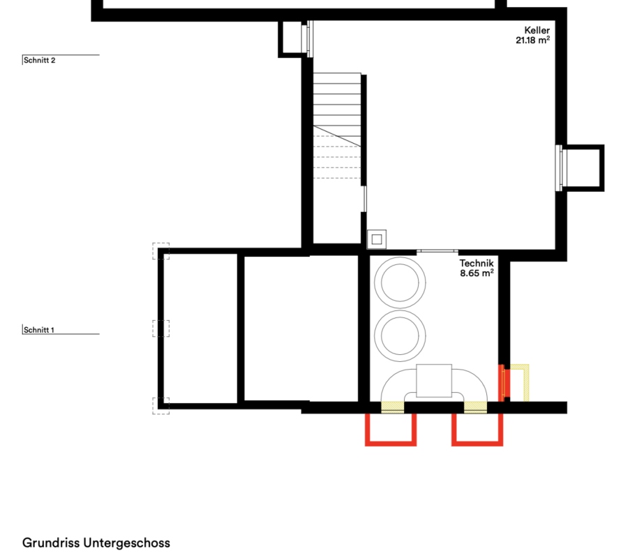 Grundriss Untergeschoss