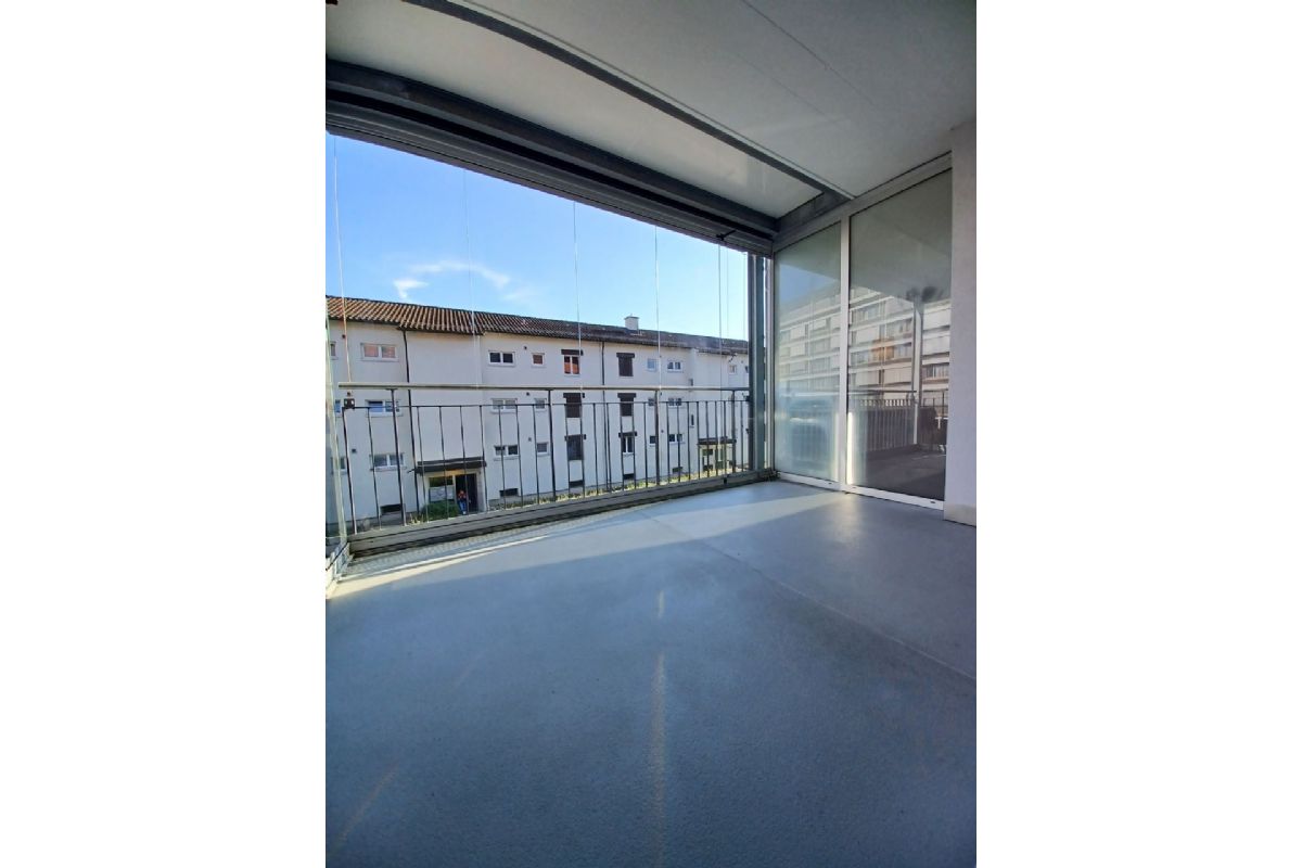 Verglaster Balkon mit Weitblick