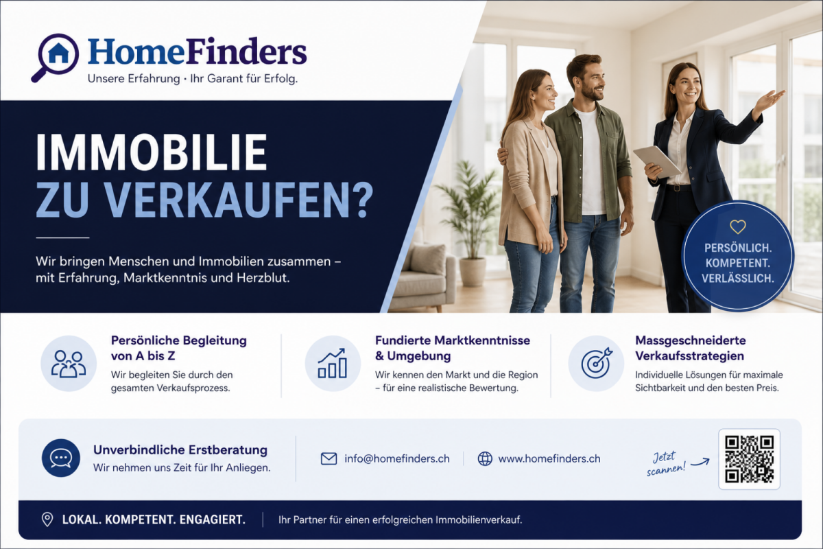 Immobilien-Werbebanner von HomeFinders