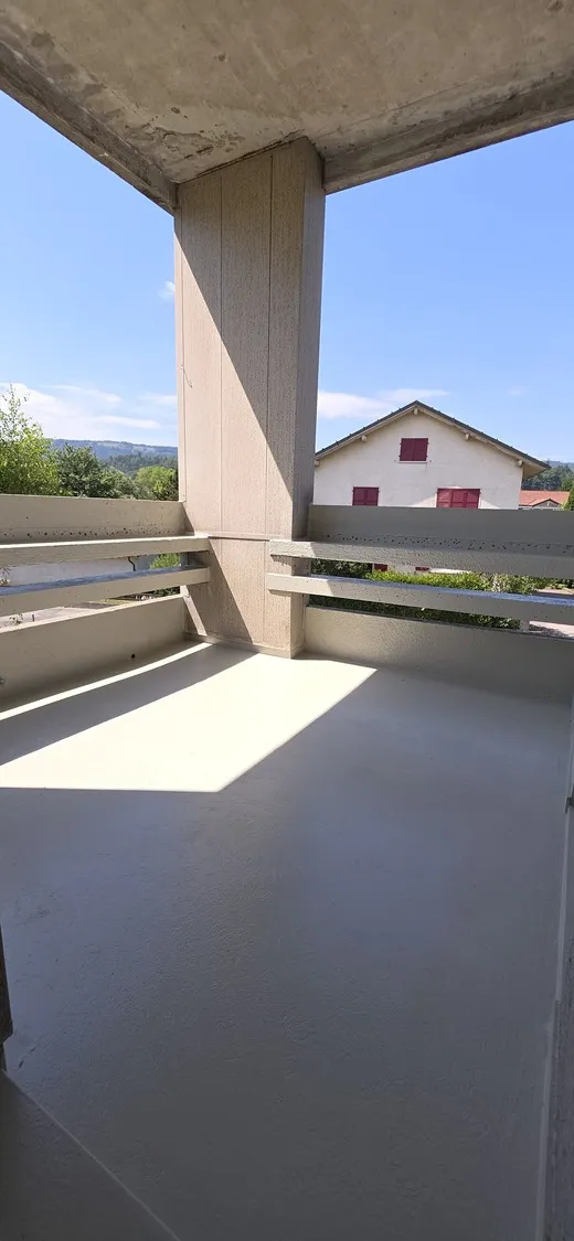 Balkon mit Blick ins Grüne