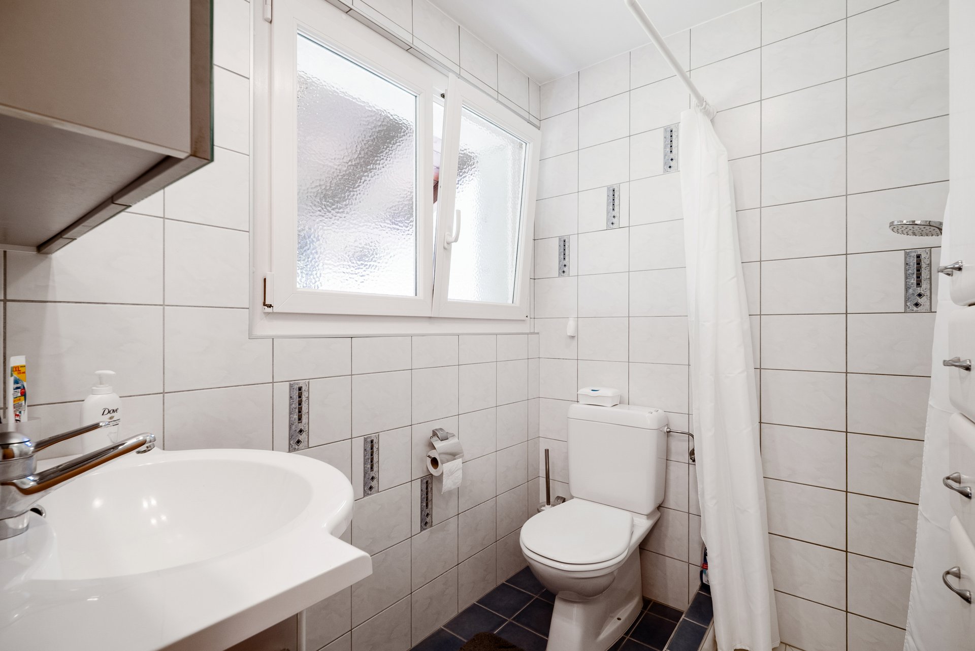 Kompaktes Gäste-WC mit Dusche