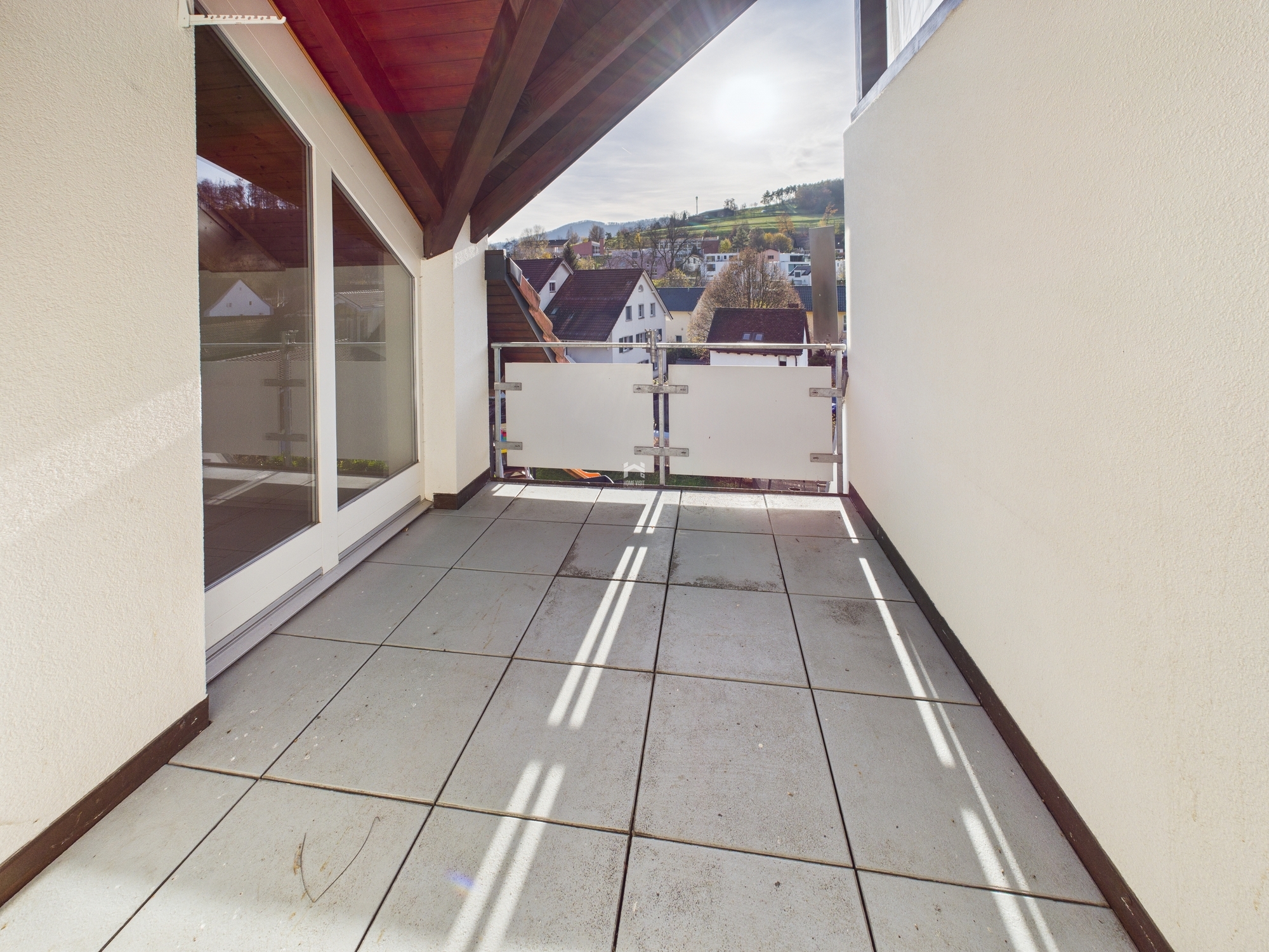Balkon mit Talblick