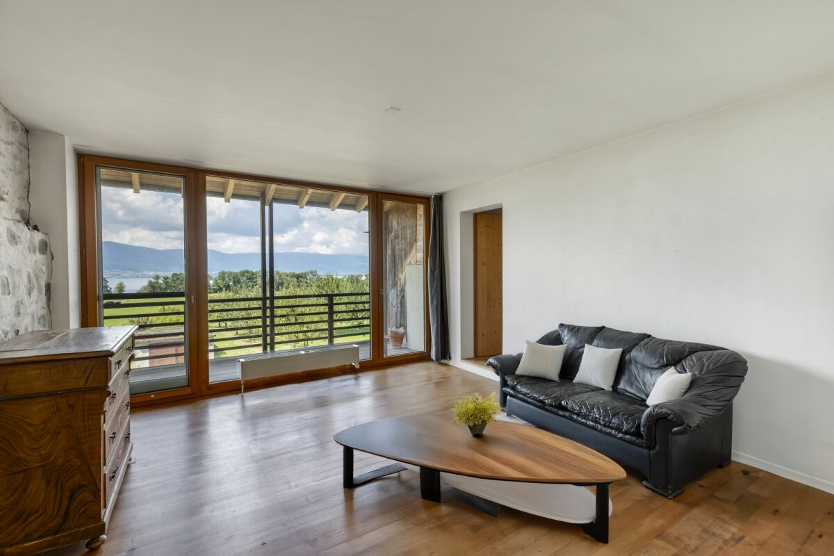 Wohnzimmer mit Panoramablick