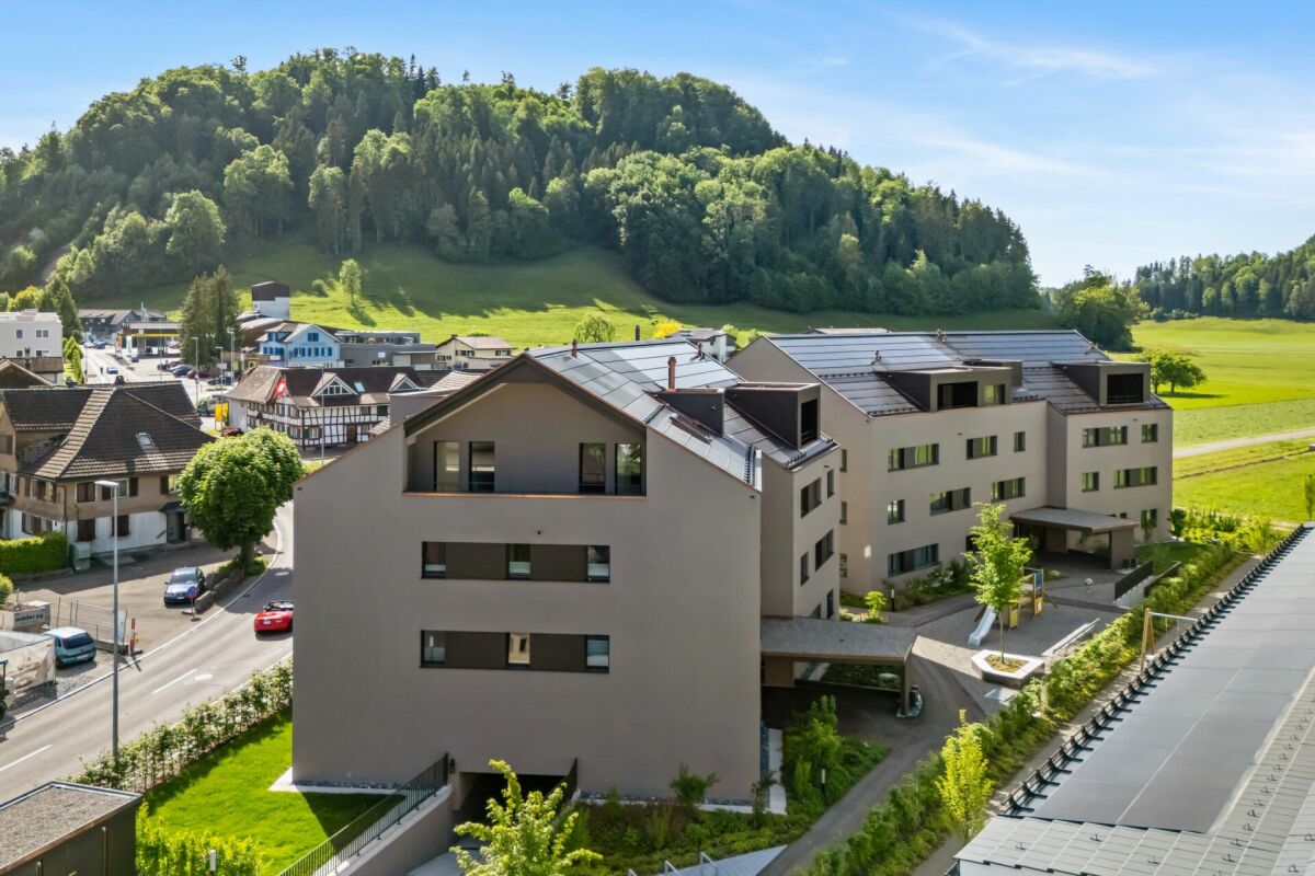Wohnanlage in ländlicher Umgebung