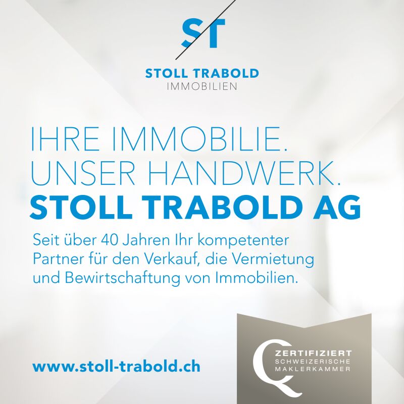 Immobilien-Branding mit Logo und Werbetext