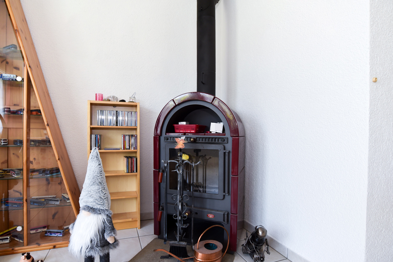 Wohnraum mit Kaminofen