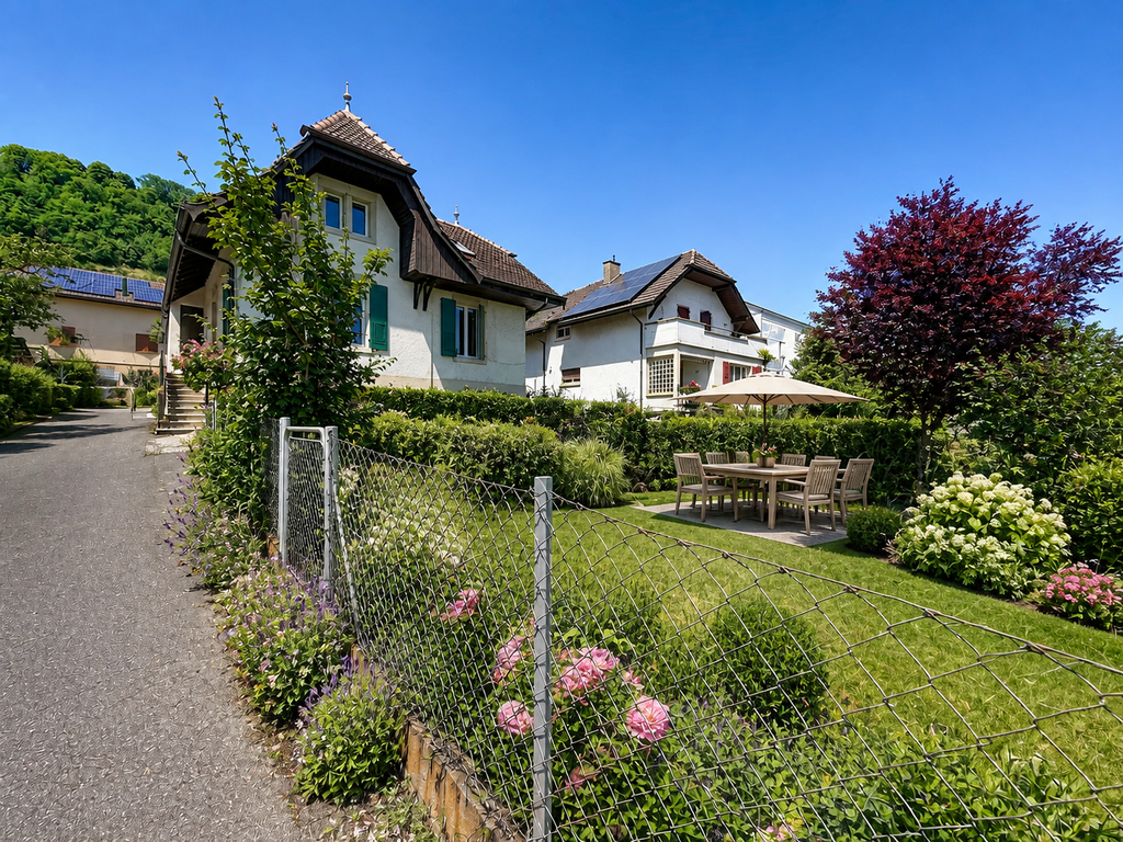 Einfamilienhaus mit gepflegtem Garten und Sitzplatz