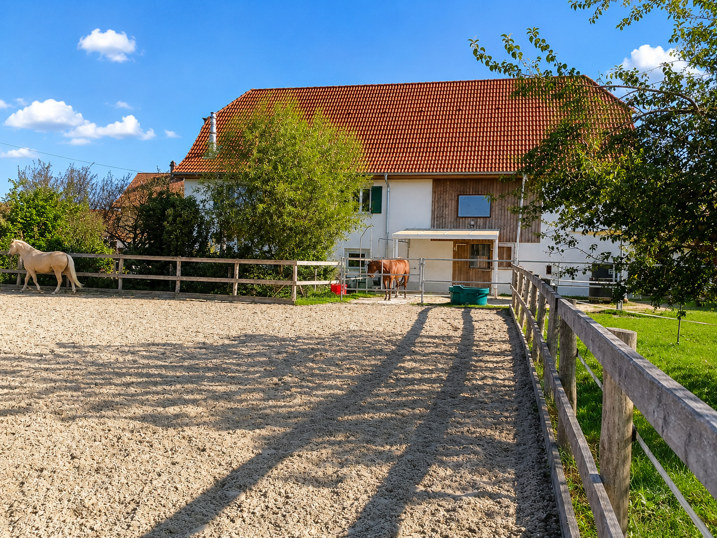 Reitanlage mit Wohnhaus