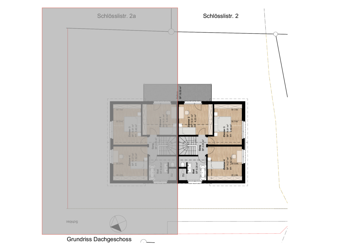Grundriss Dachgeschoss