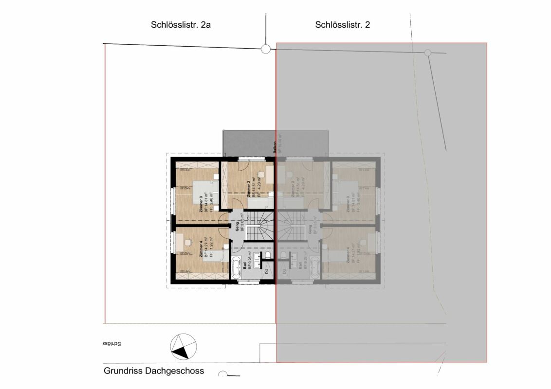 Grundriss Dachgeschoss