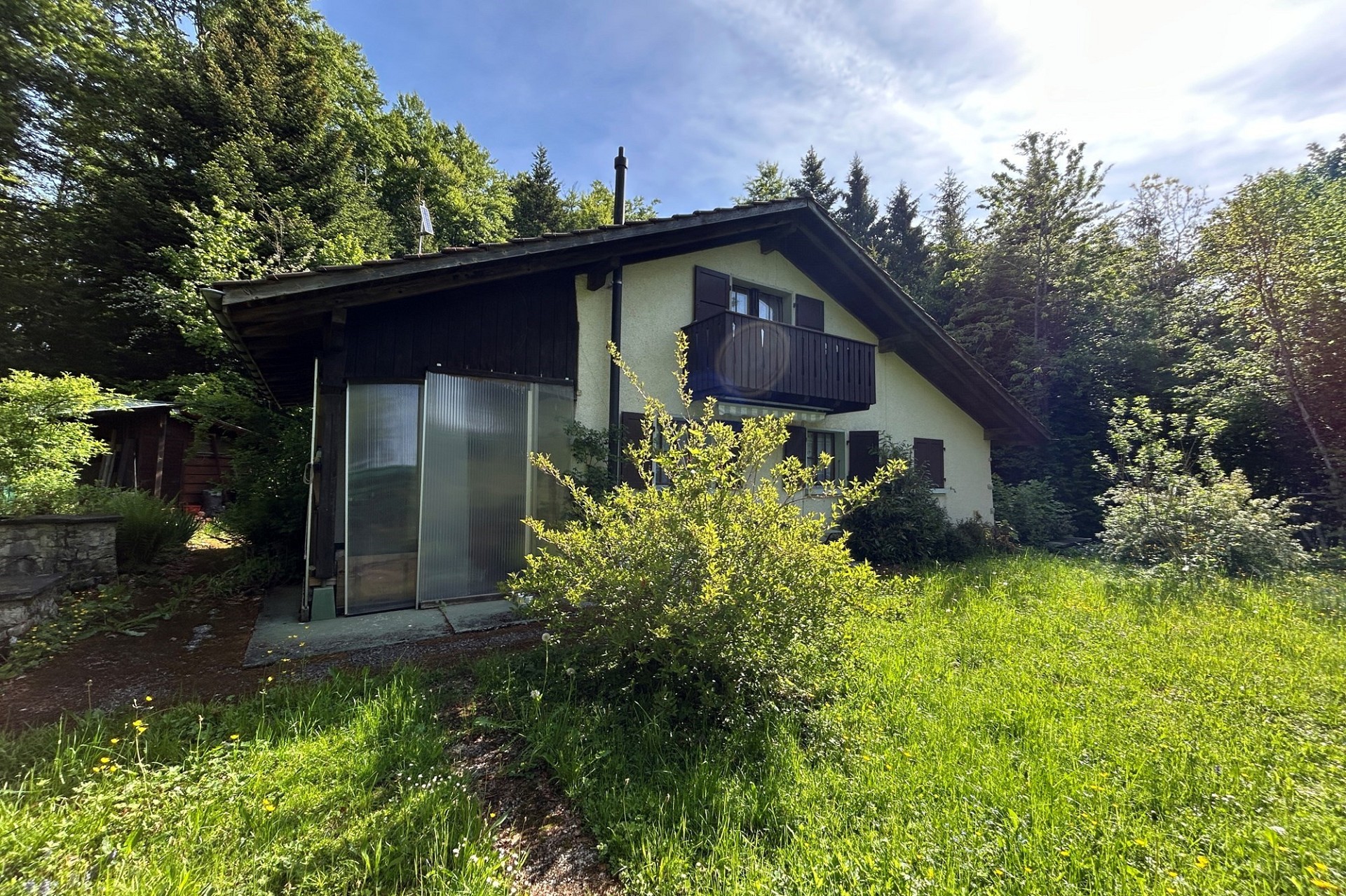 Alpenhaus im Grünen