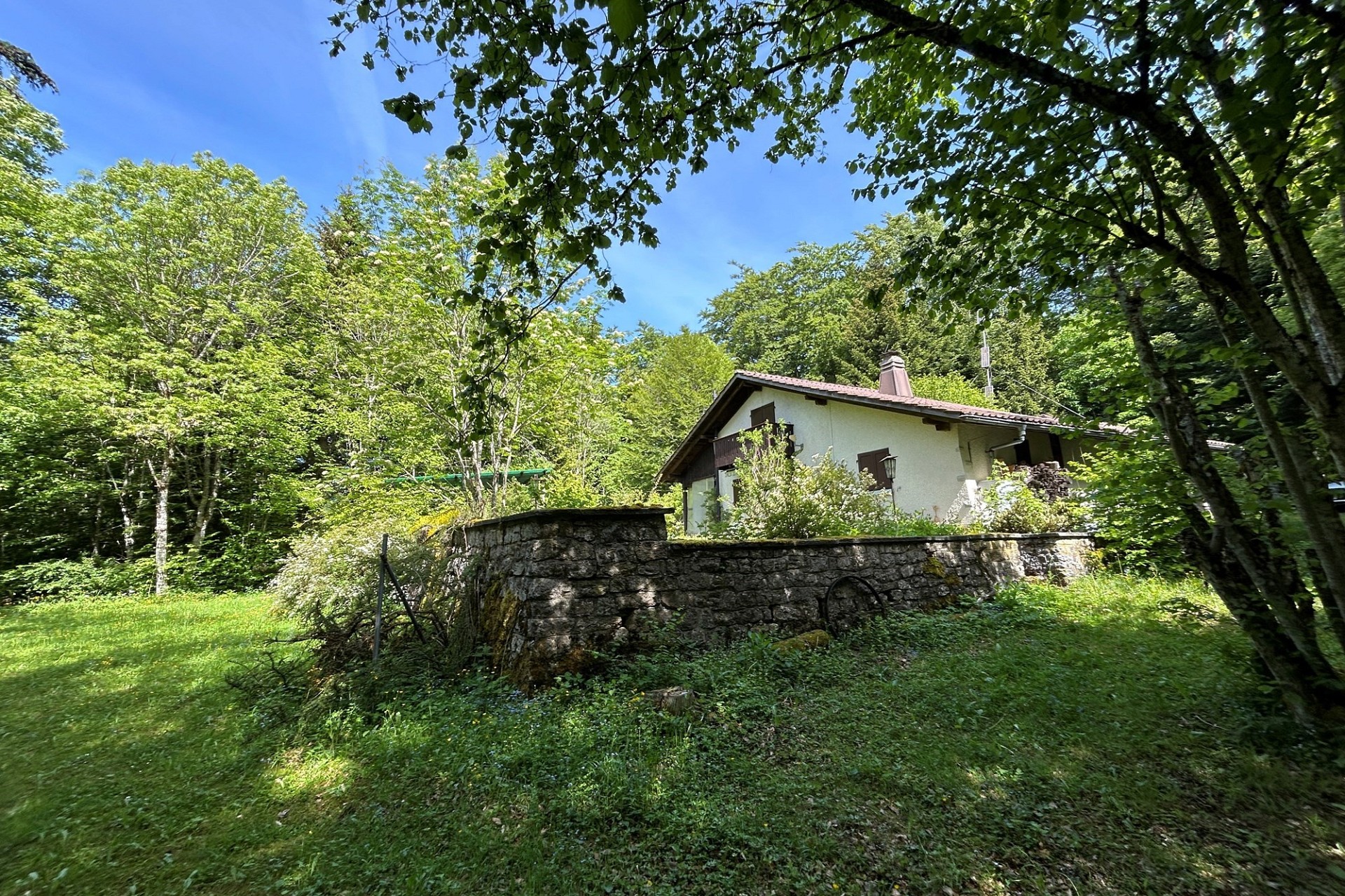 Ländliches Haus im Grünen