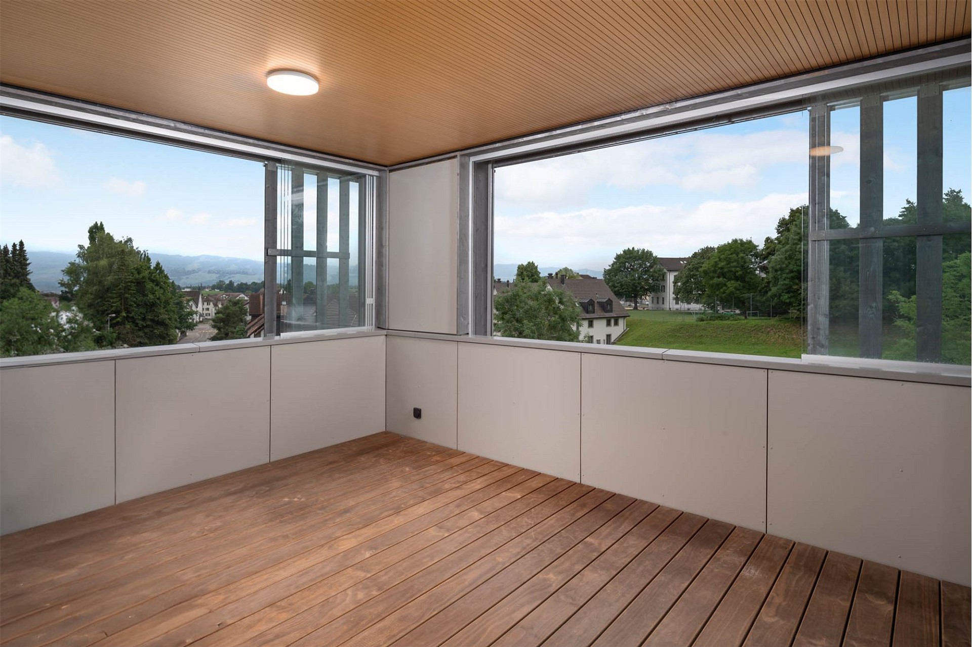 Verglaster Balkon mit Rundumblick