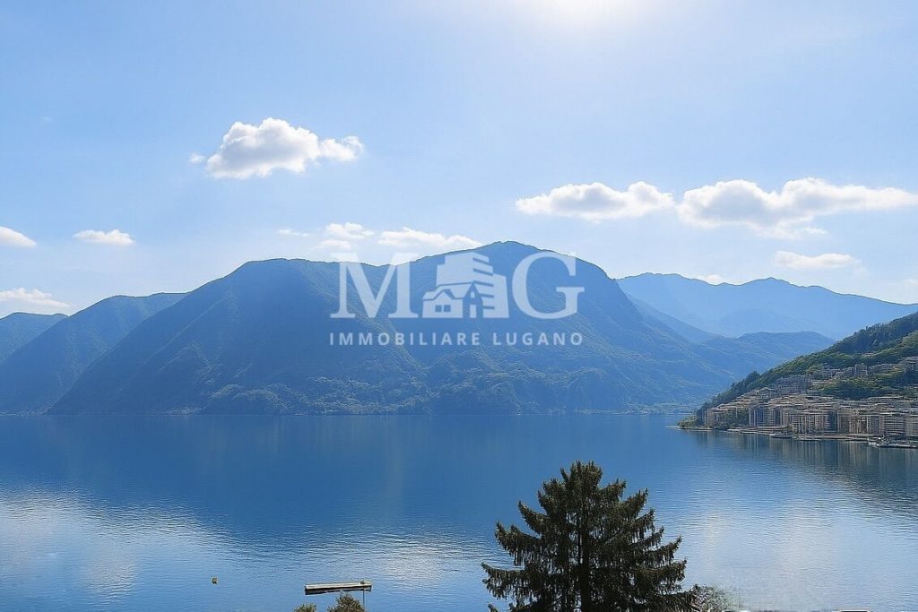 Seeblick mit Bergpanorama