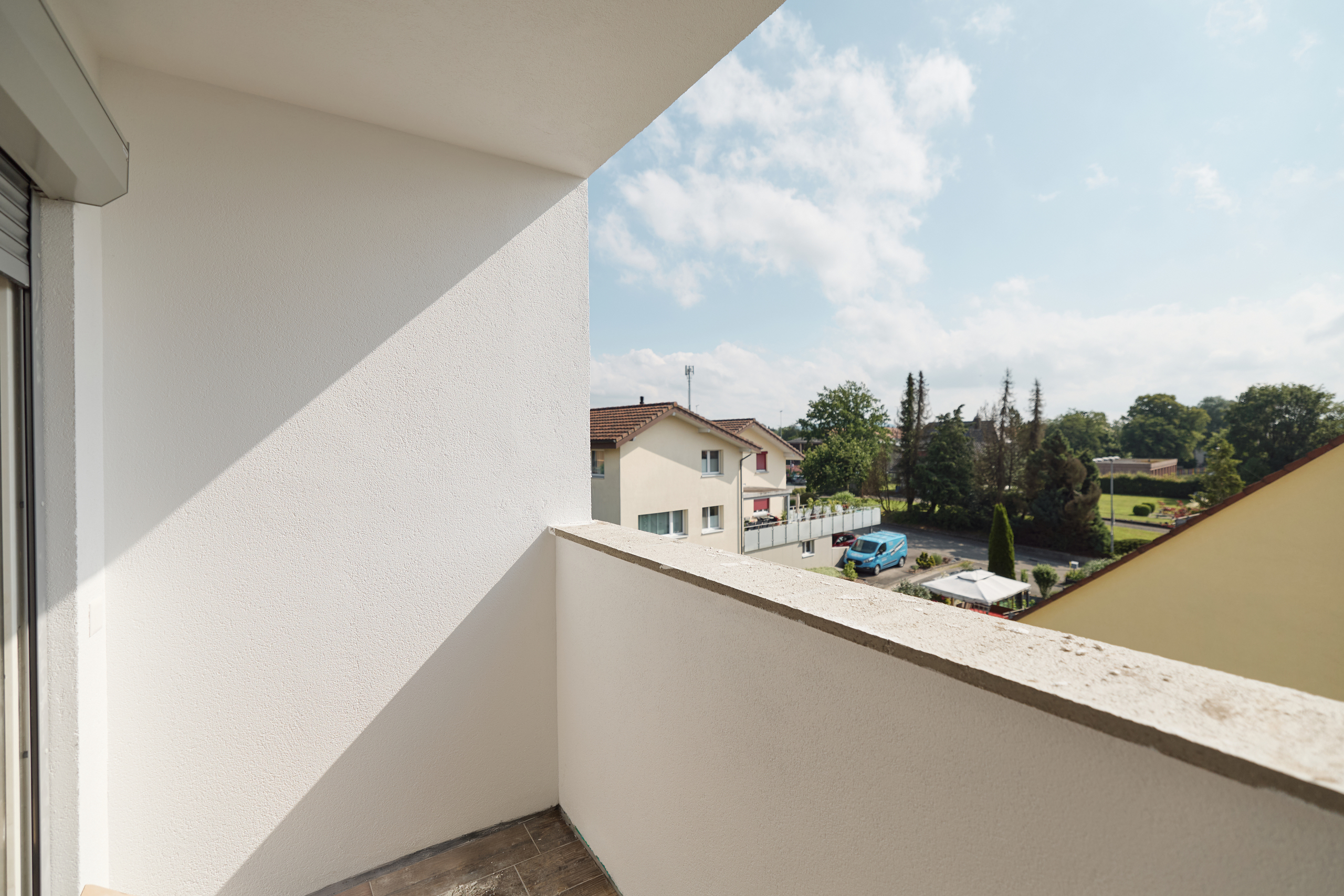Balkon mit Blick ins Grüne