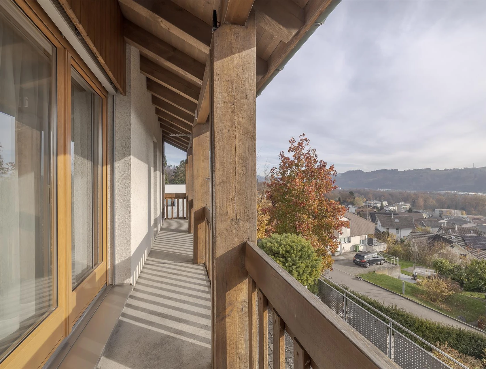 Balkon mit Talblick