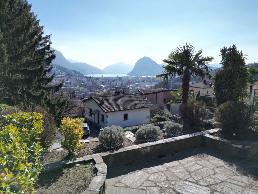 See mit Bergblick