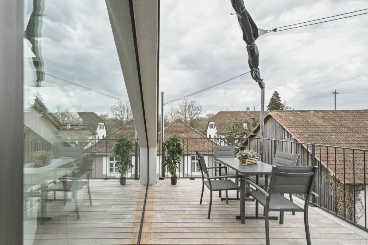 Dachterrasse mit Sitzgruppe