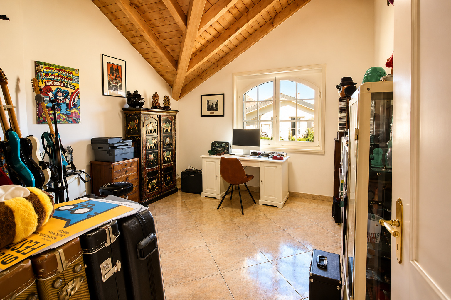 Arbeitszimmer mit Galeriecharakter