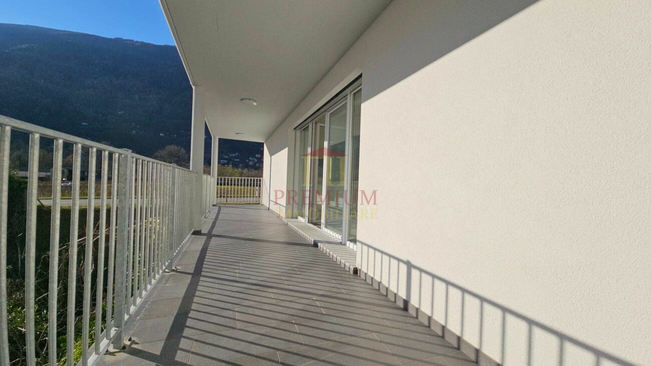 Balkon mit Bergblick
