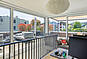 Balkon mit Stadtblick