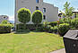 Gartenansicht eines Wohnhauses