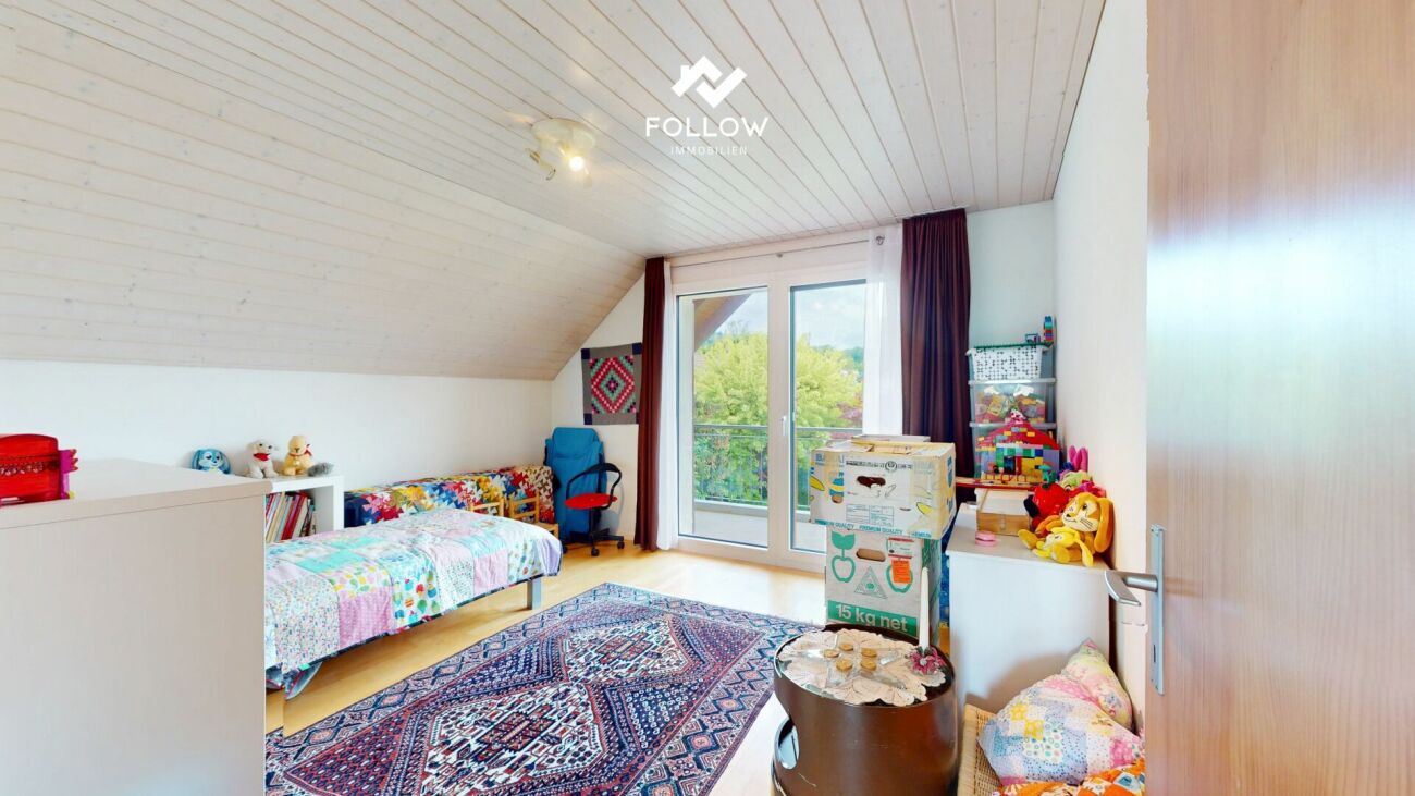 Kinderzimmer im Dachgeschoss
