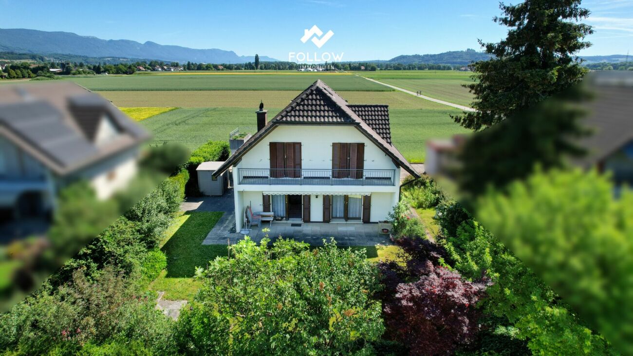 Ländliches Einfamilienhaus mit weitem Landschaftsblick