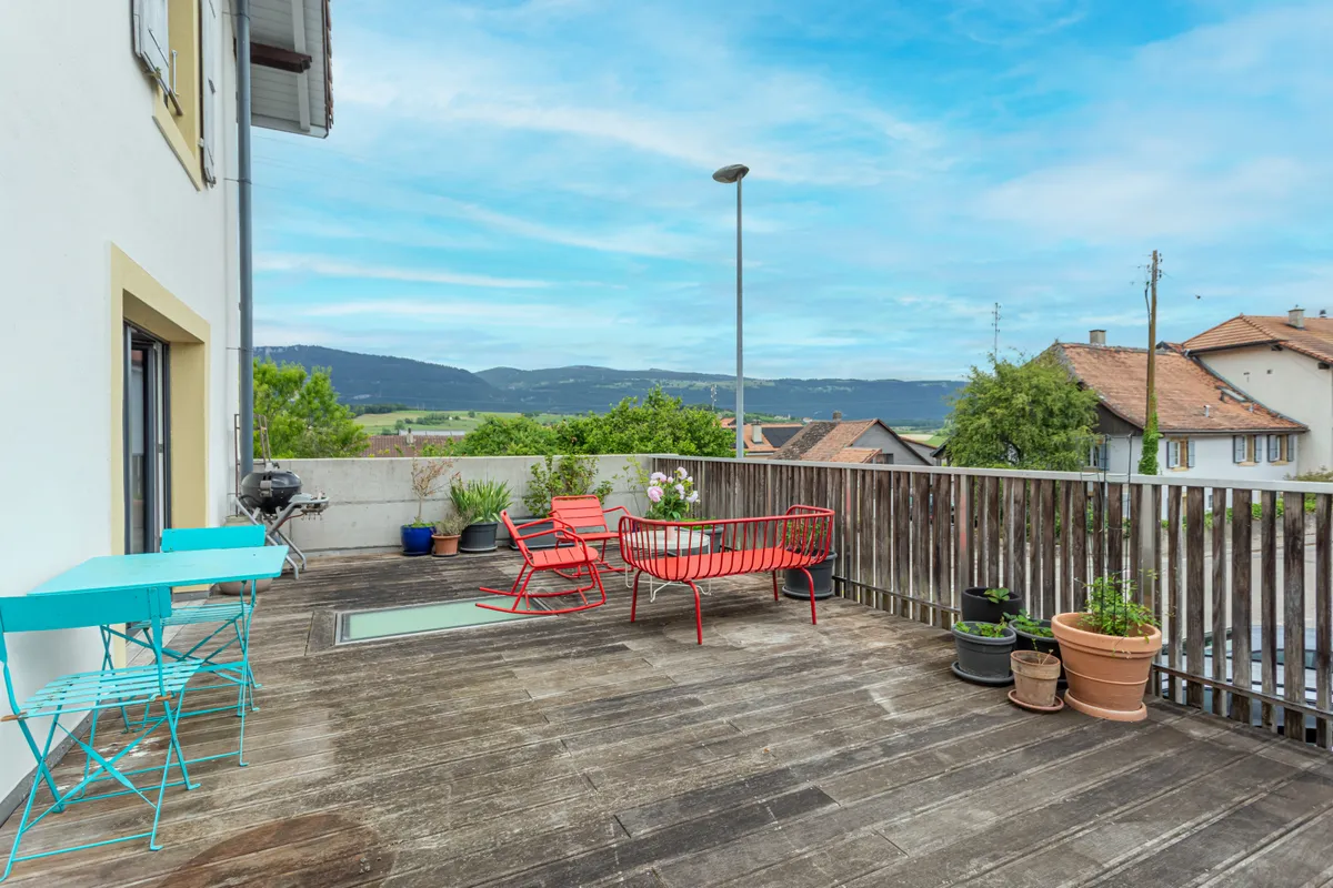 Terrasse mit Aussicht