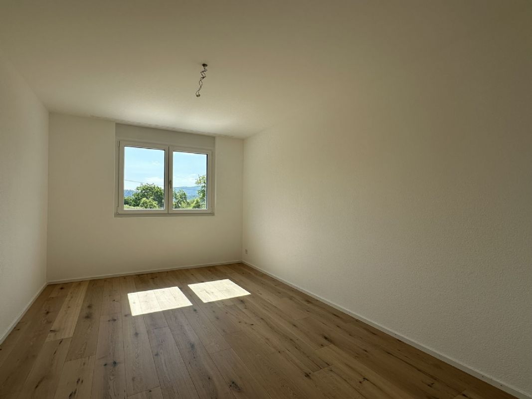 Heller leerer Raum mit Fensterblick