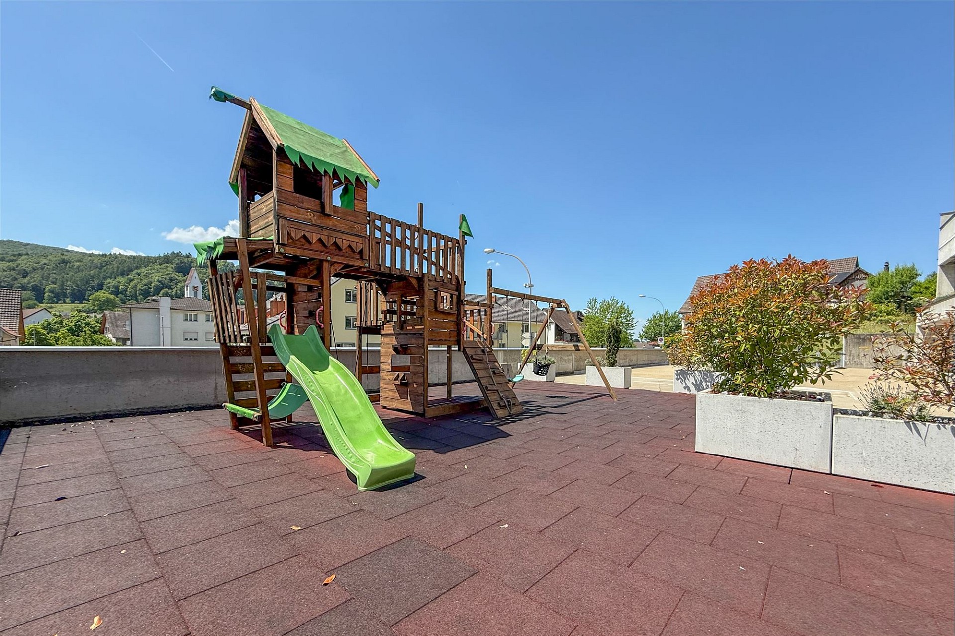 Spielplatz auf Dachterrasse