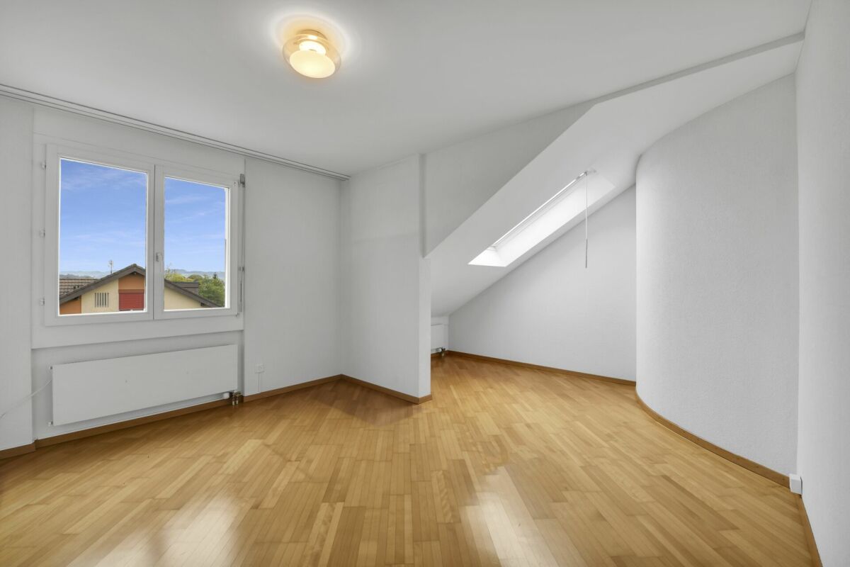 Ausgebauter Dachraum mit Dachfenster