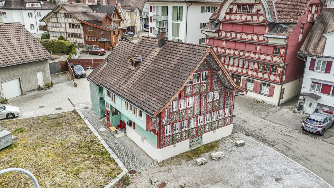 Historisches Wohnhaus mit Fachwerkfassade