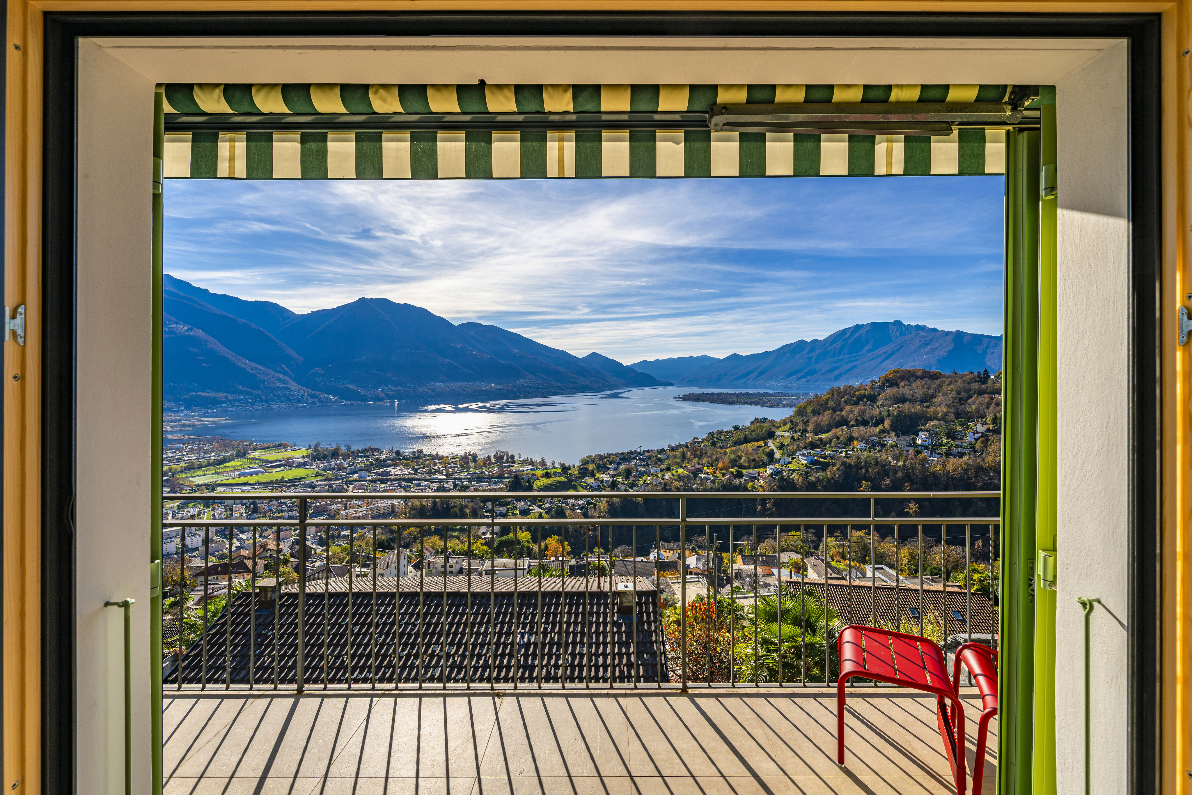 Balkon mit Seeblick