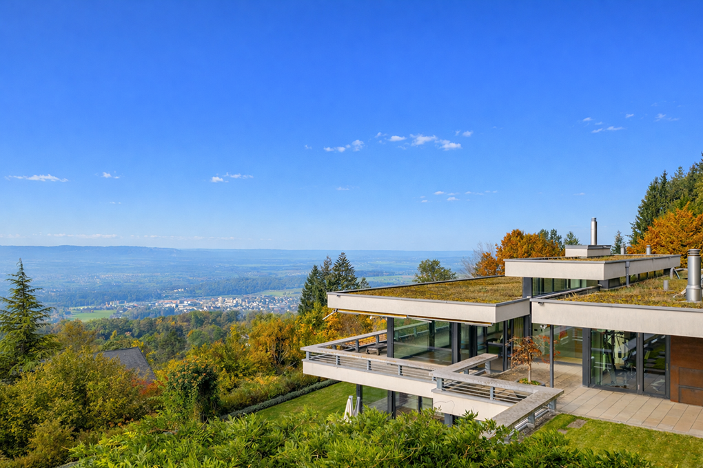 Moderne Villa mit Panoramablick