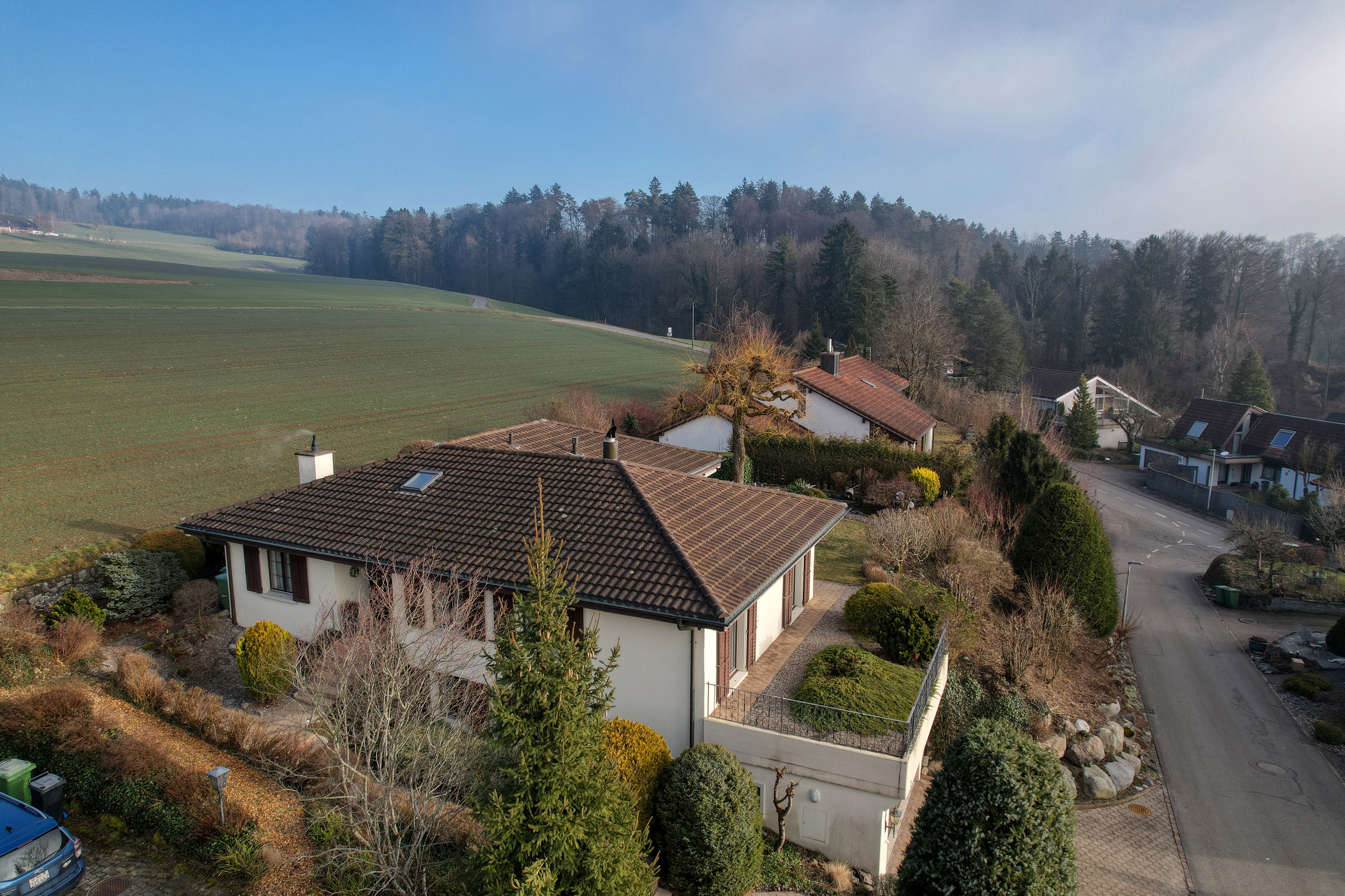 Ländliches Einfamilienhaus mit Garten