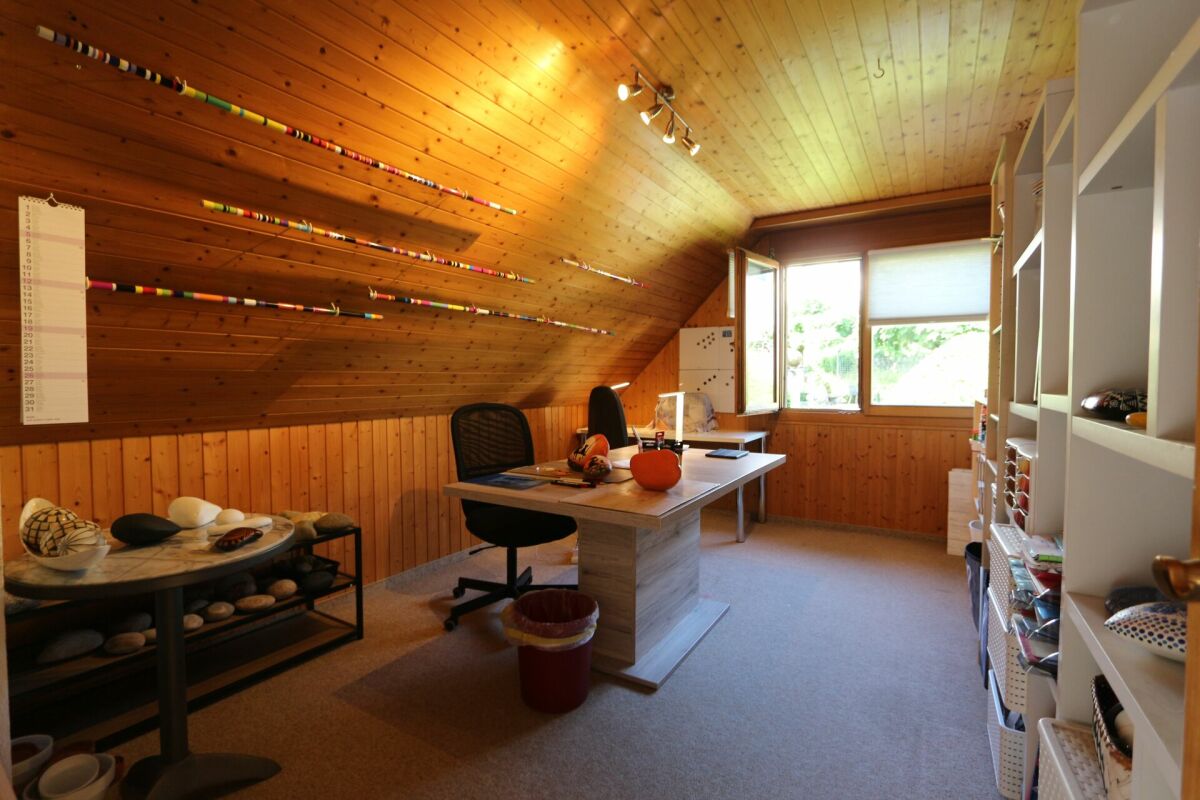 Dachzimmer als Arbeitsraum