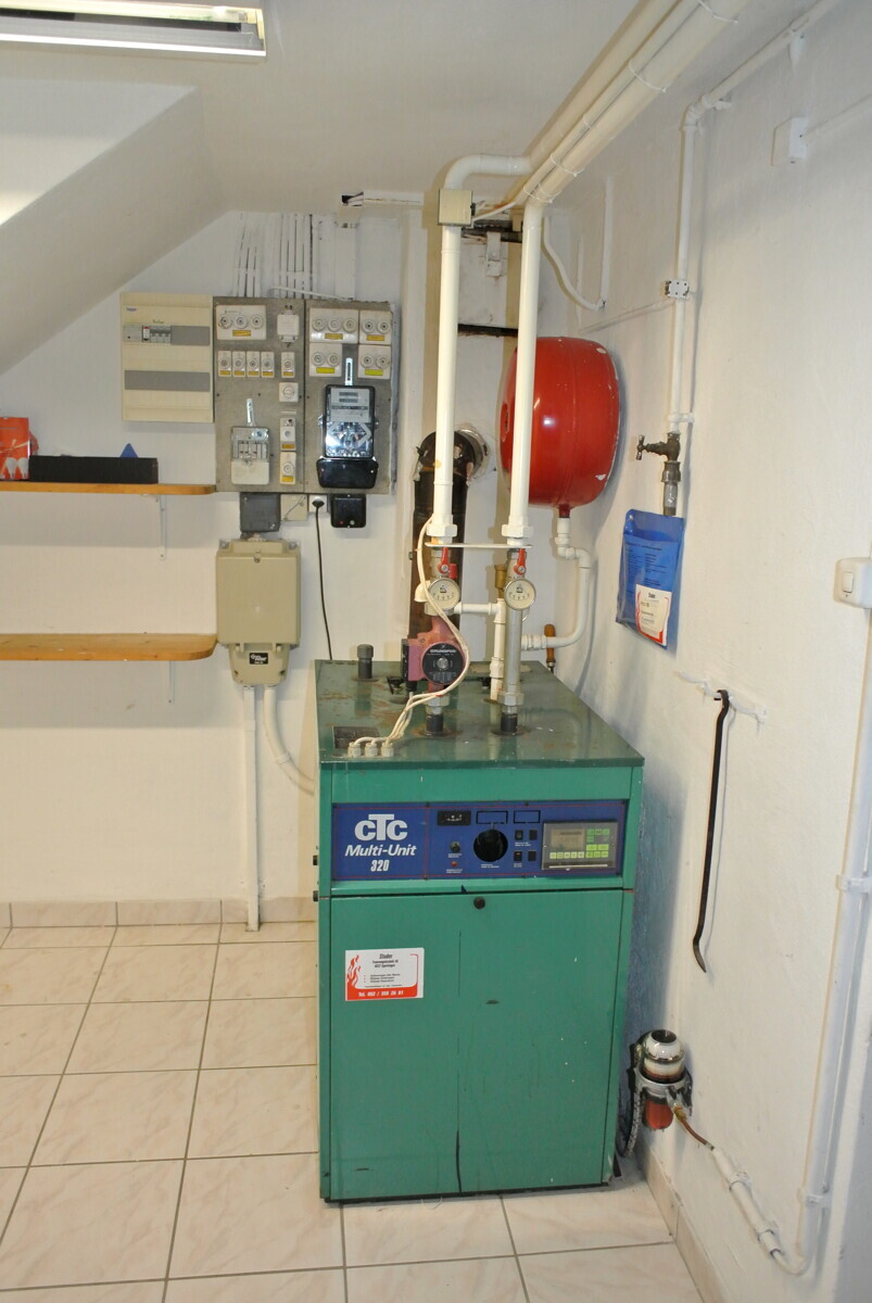 Heizungs- und Technikraum mit Kesselanlage