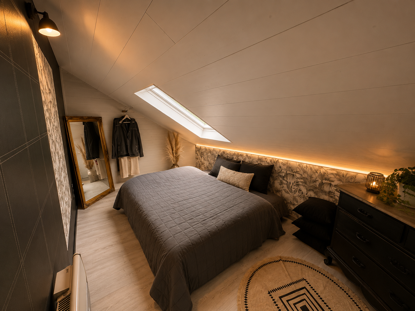 Gemütliches Dachgeschoss-Schlafzimmer